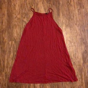 red shift dress